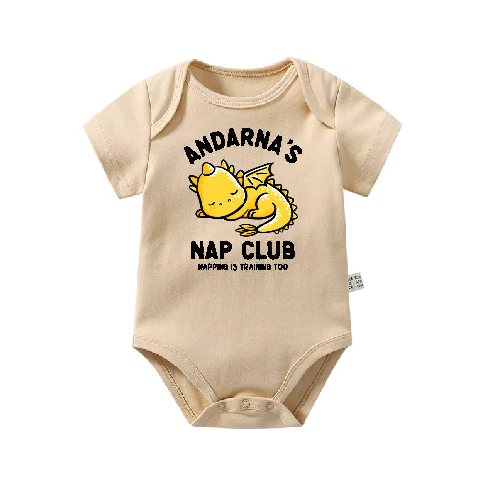 Andarna's Nap Club Baby Onesie