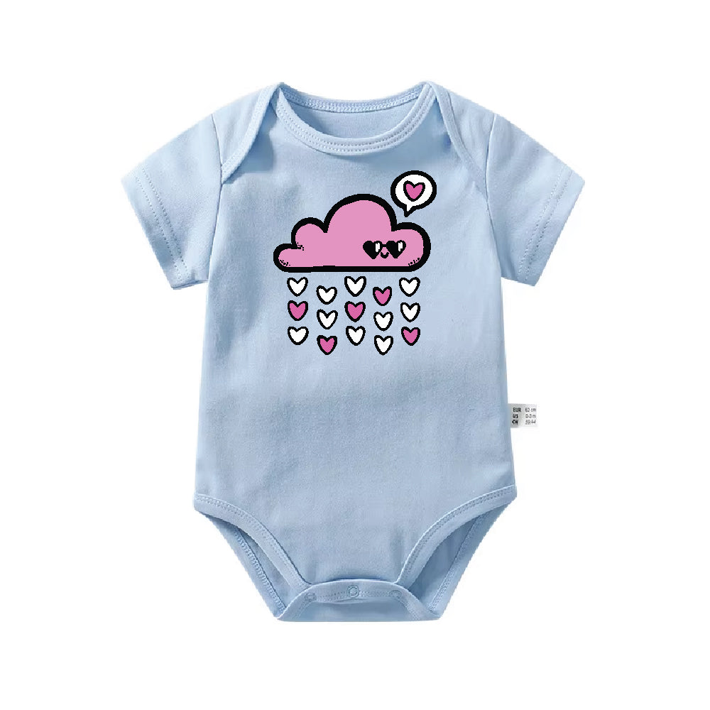 Cloud Spreading Love Baby Onesie