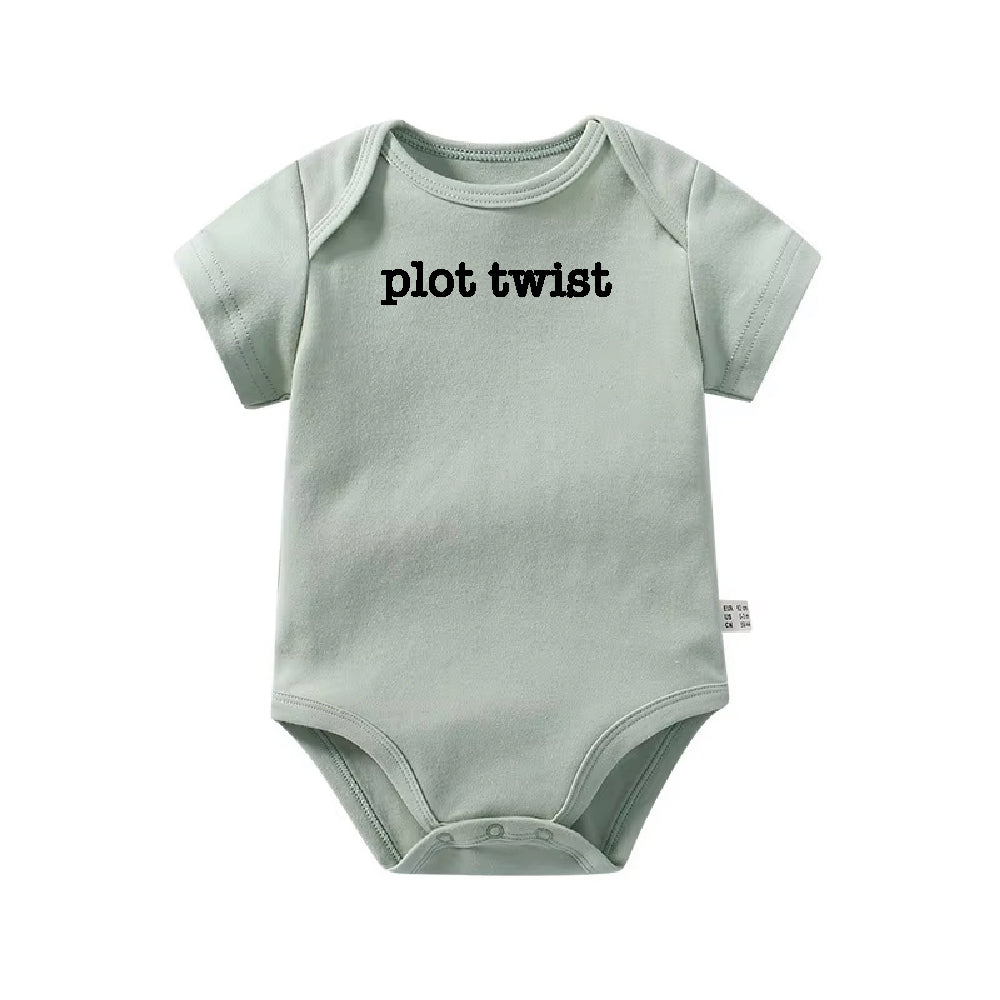 Plot Twist Baby Onesie