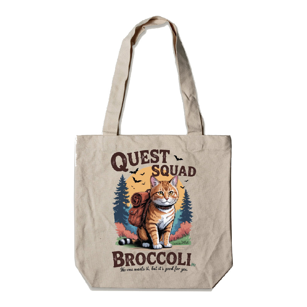 Quest Squad Broccoli Tote Bag
