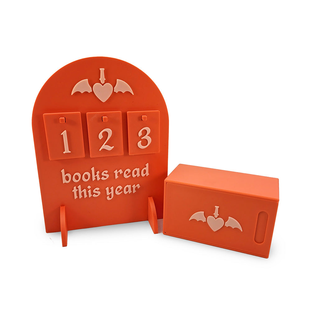 Books Read This Year Sign - Heart & Dagger