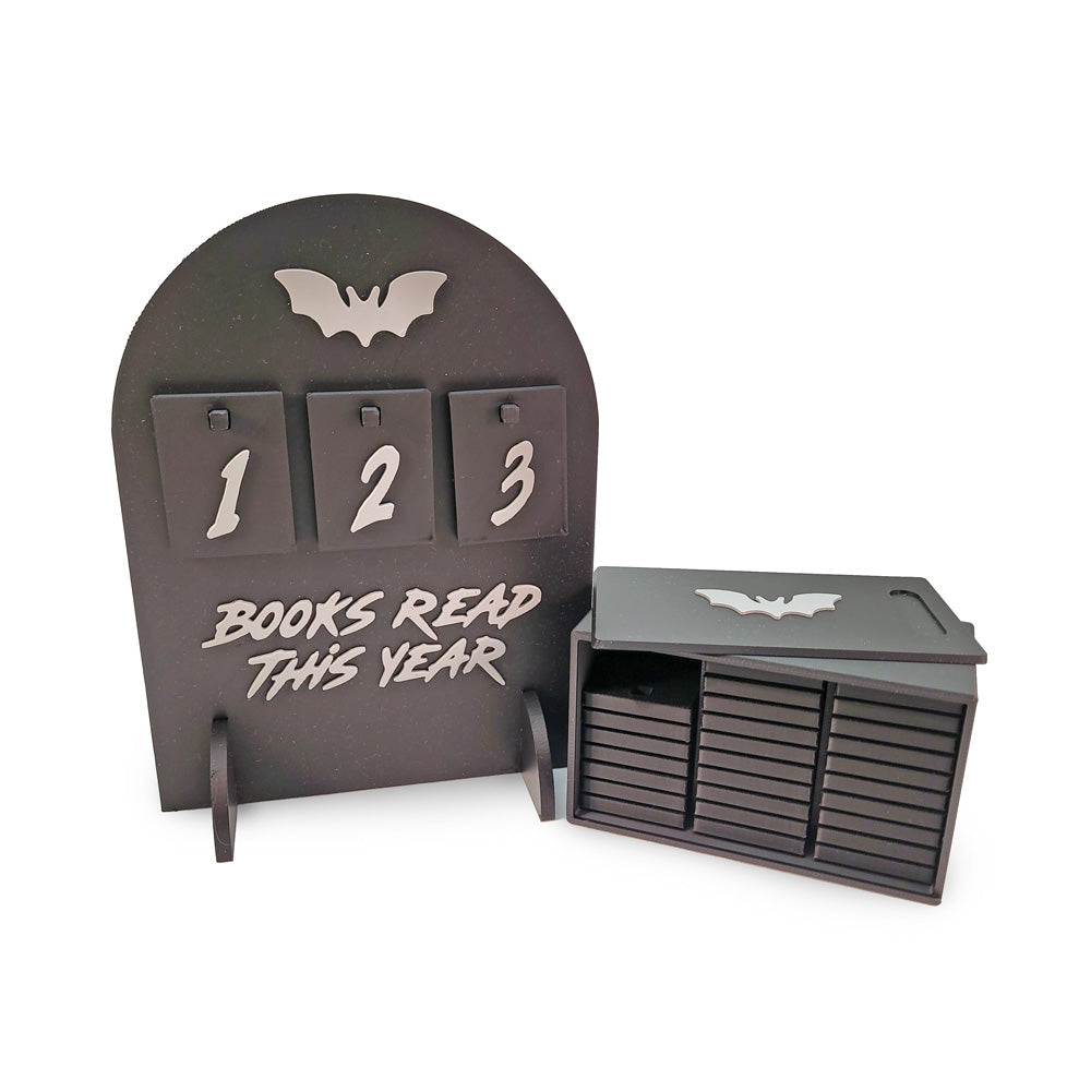 Books Read This Year Sign - Bat