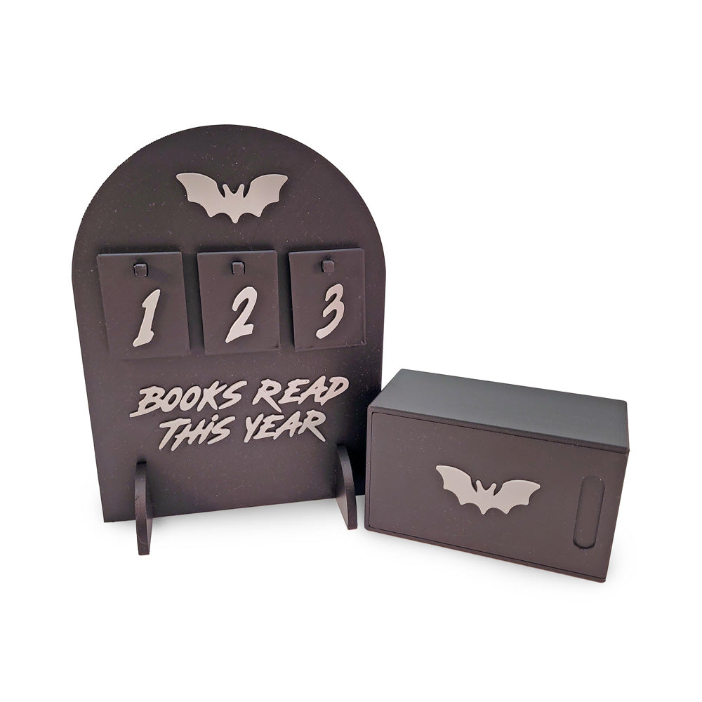 Books Read This Year Sign - Bat