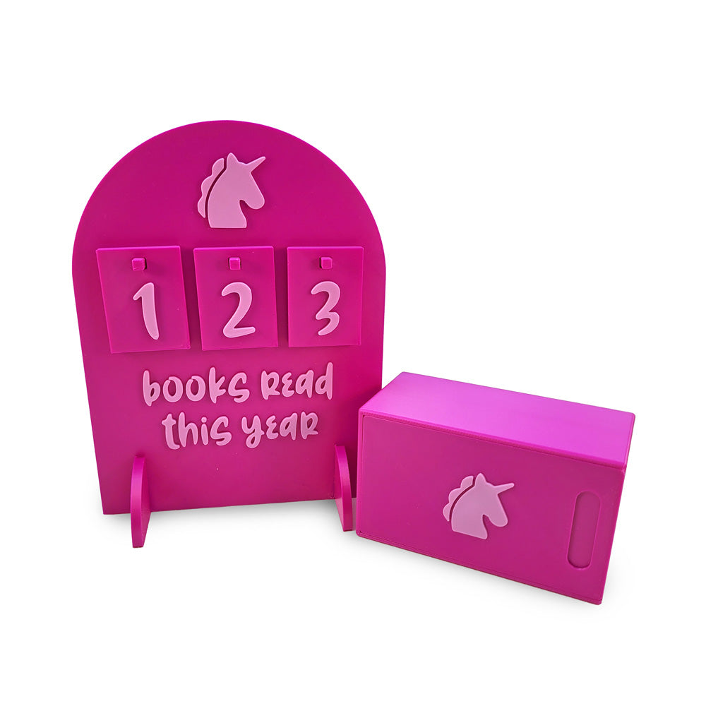Books Read This Year Sign - Unicorn