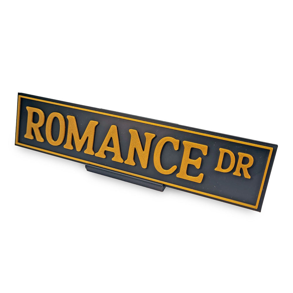Romance Dr Bookshelf Sign