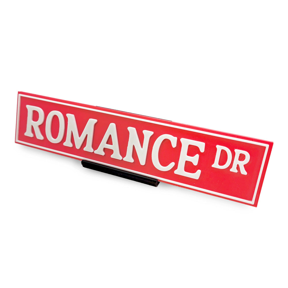 Romance Dr Bookshelf Sign