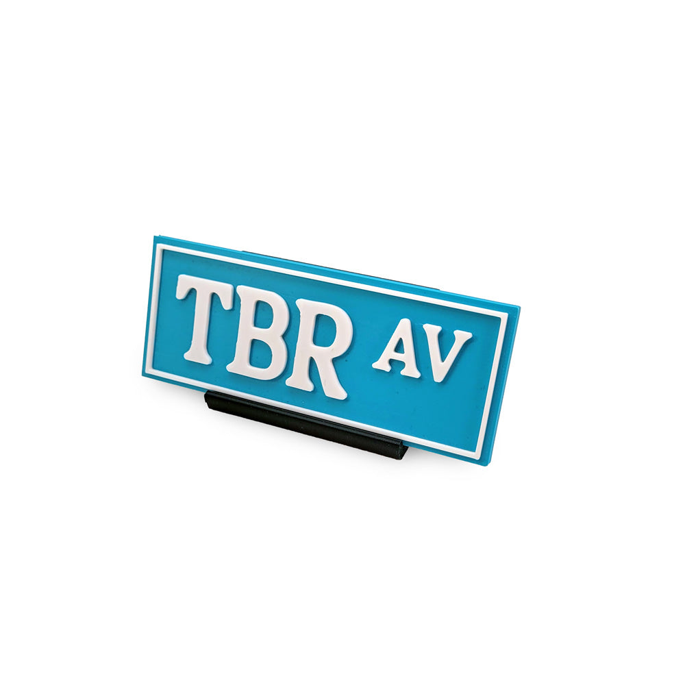 TBR Av Bookshelf Sign