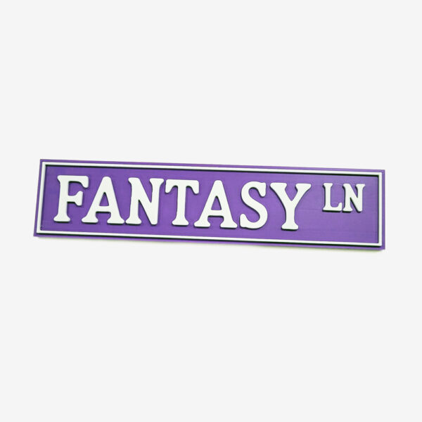 Fantasy Ln Bookshelf Sign